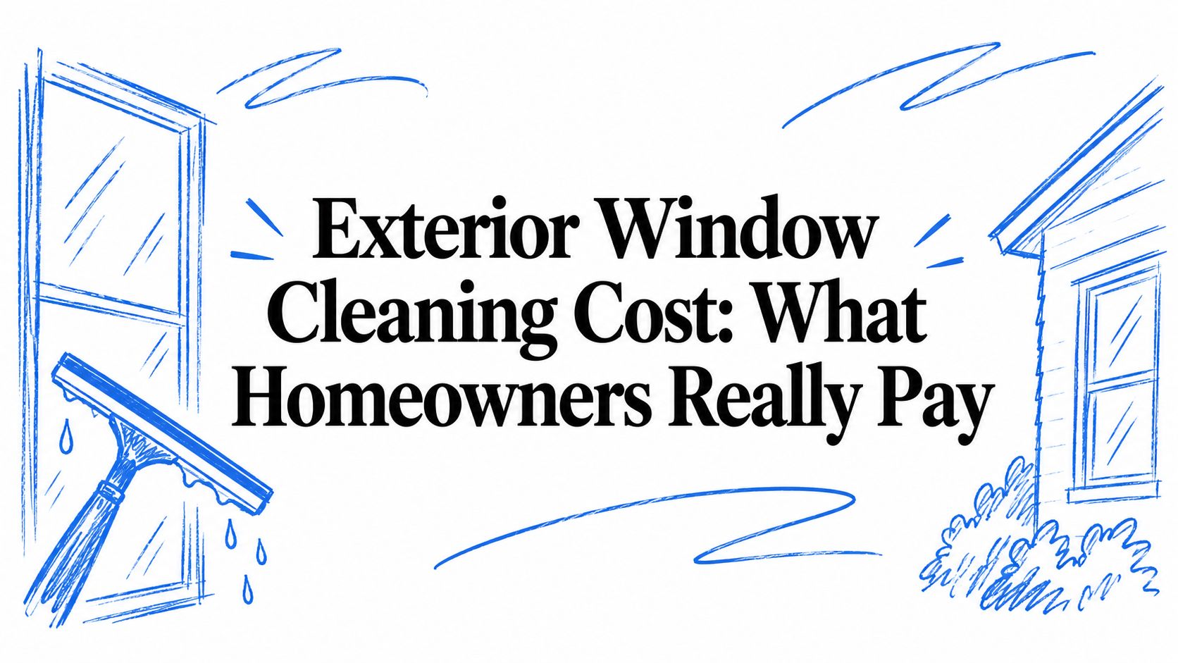 Exterior Window Cleaning Cost: What Homeowners Really Pay