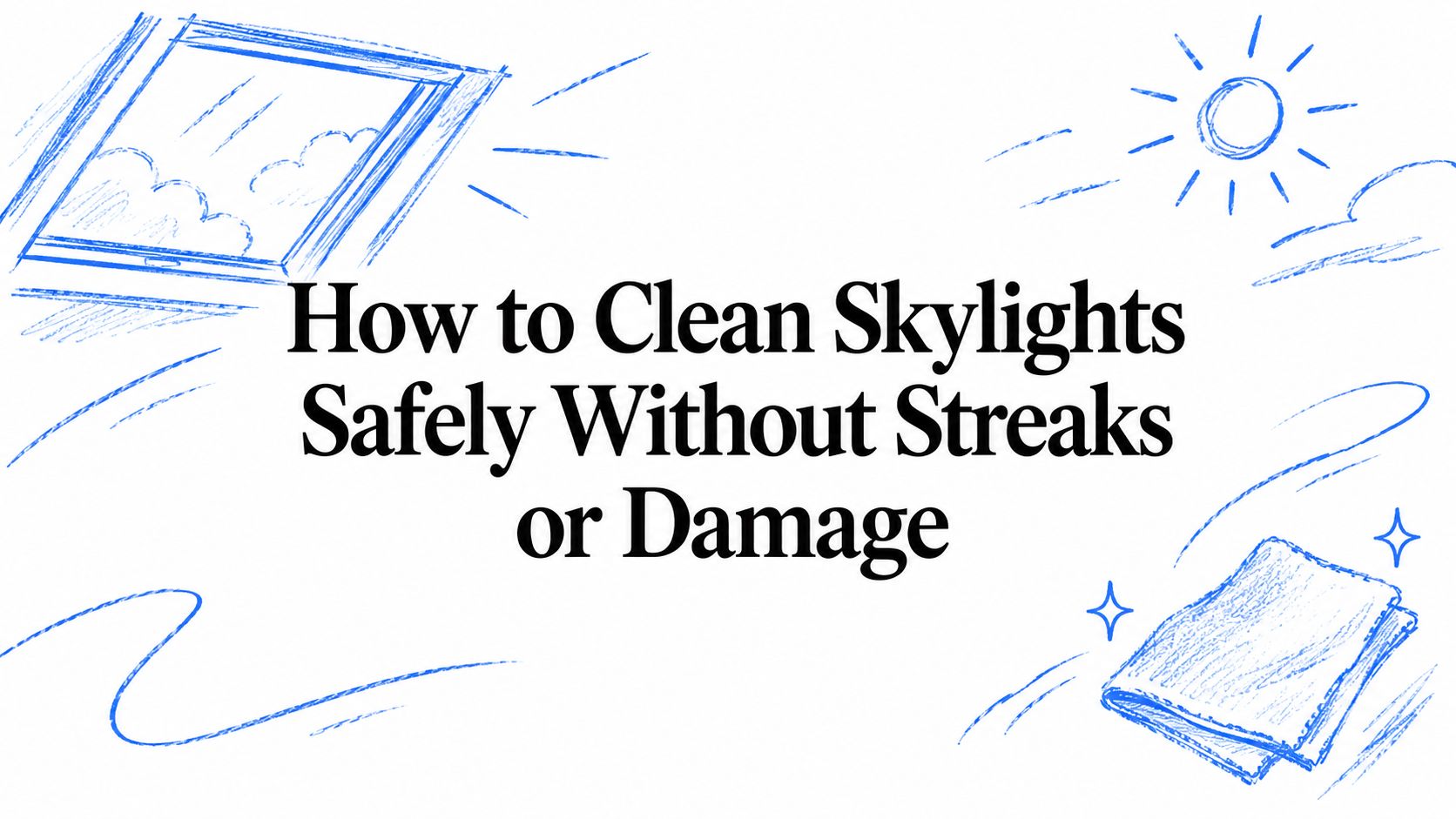 How to Clean Skylights Safely Without Streaks or Damage