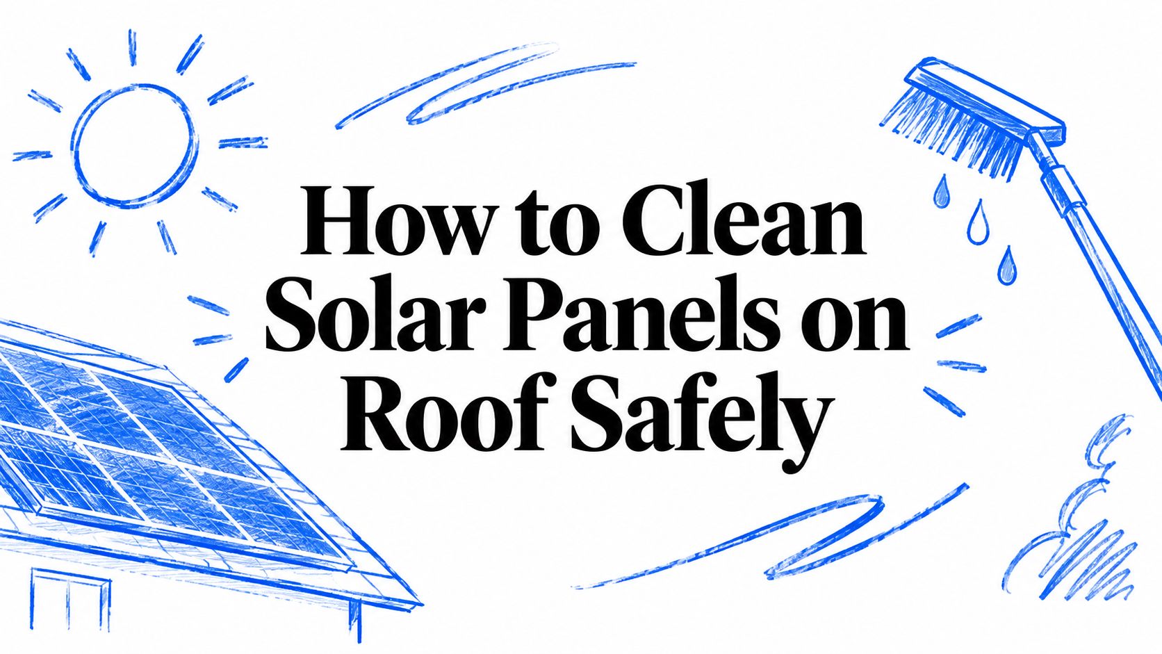 How to Clean Solar Panels on Roof Safely
