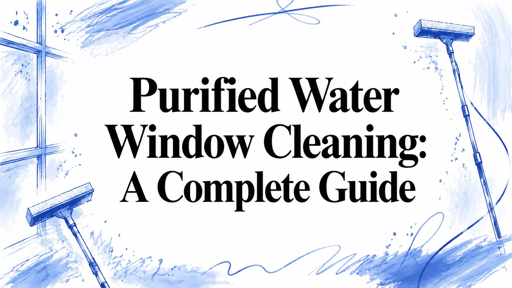 Purified Water Window Cleaning: A Complete Guide