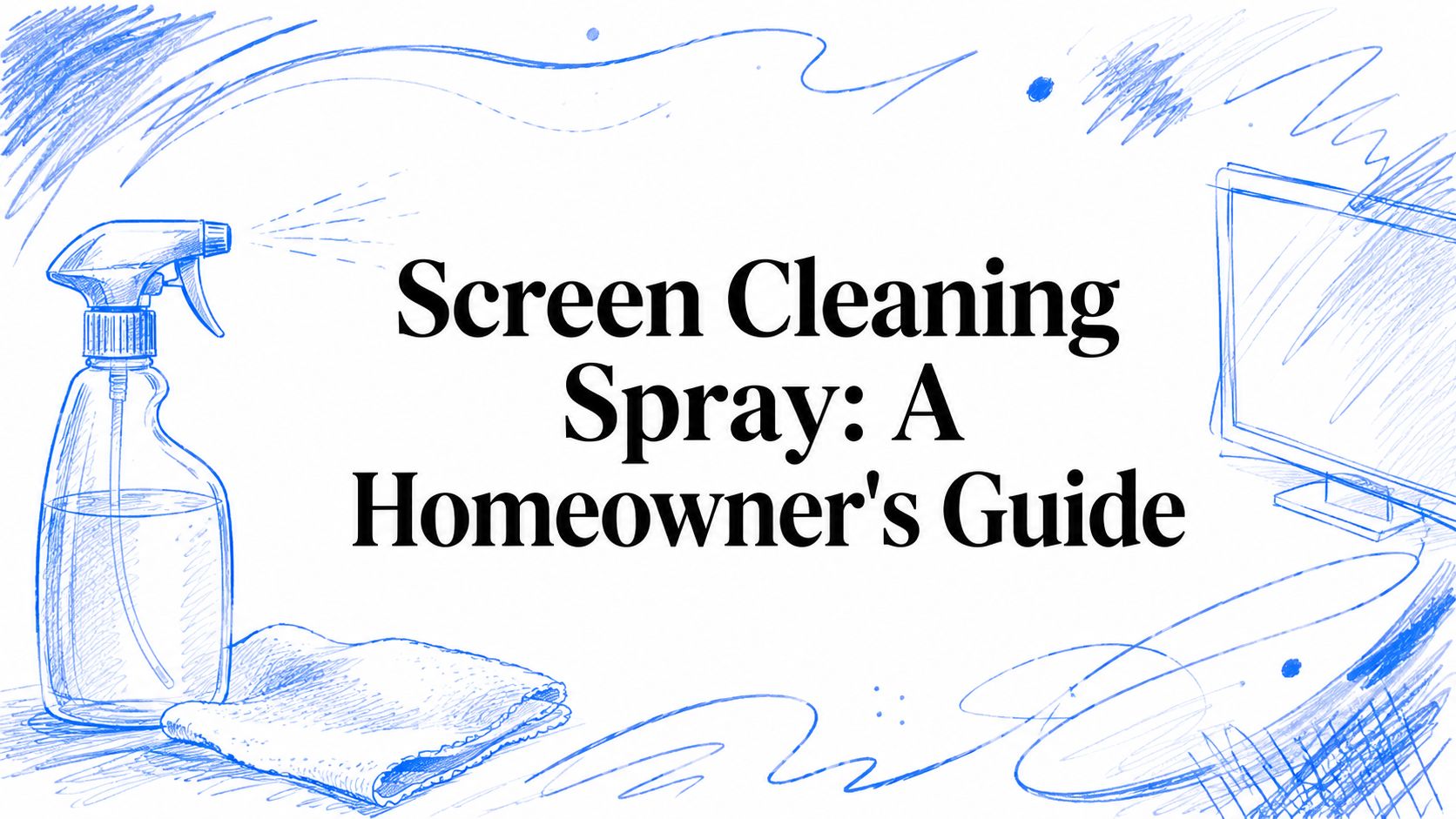A window screen being washed with soap and water rather than wiped with a spray bottle