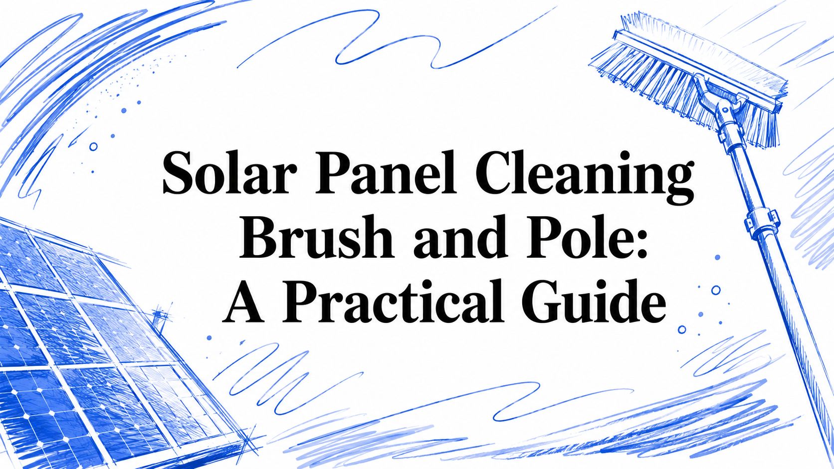 Solar Panel Cleaning Brush and Pole: A Practical Guide