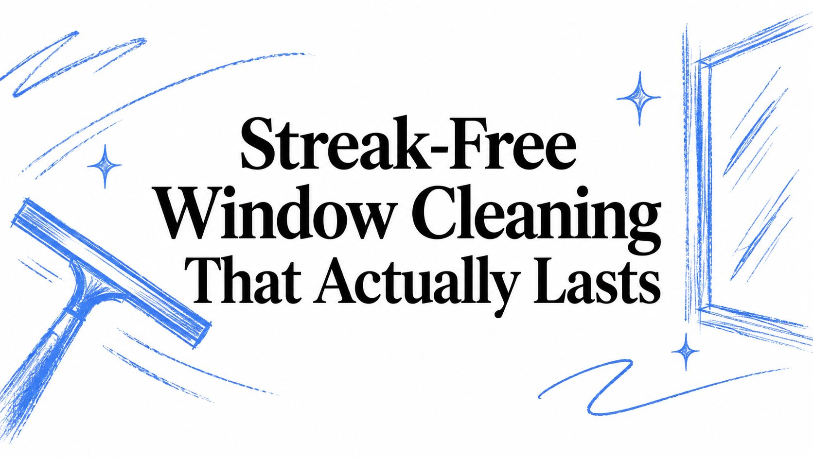 Streak-Free Window Cleaning That Actually Lasts