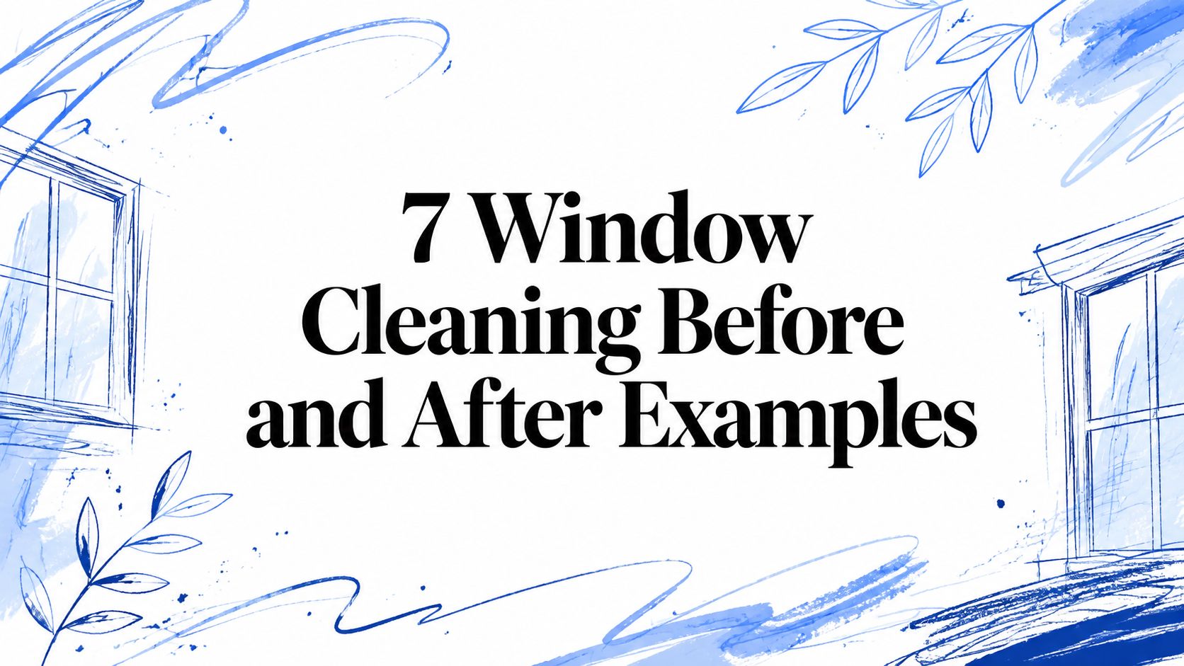 7 Window Cleaning Before and After Examples