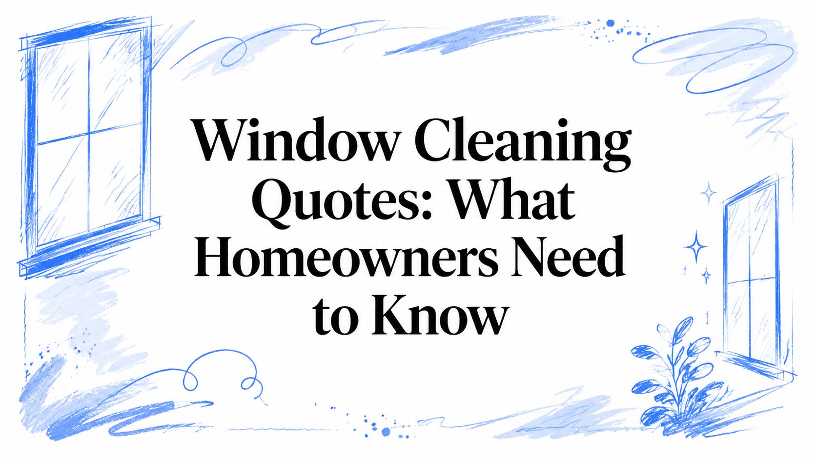 Window Cleaning Quotes: What Homeowners Need to Know