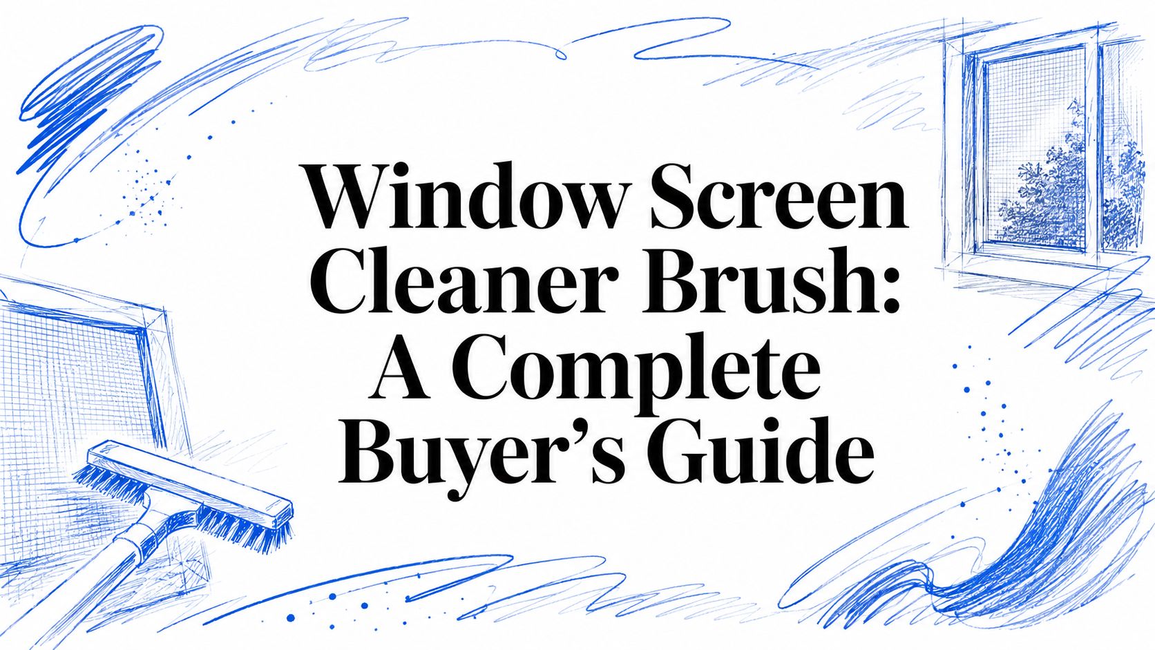 Window Screen Cleaner Brush: A Complete Buyer's Guide